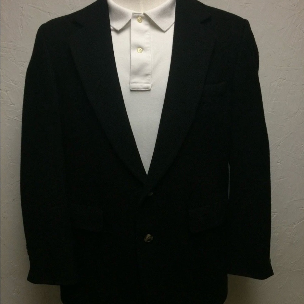 100% Camel Hair blazer, Bill Blass Columbia, single-button sport coat